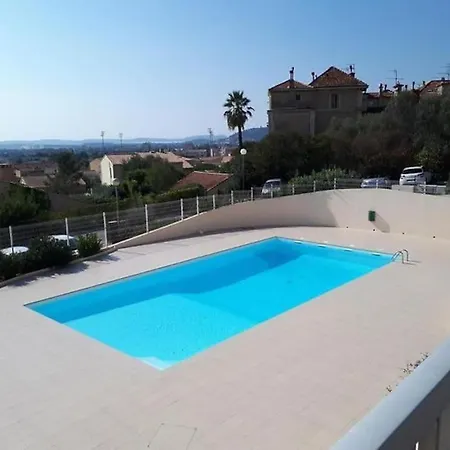 3 Pieces 62m2 Balcon Vue Acces Piscine Tennis * Hyères